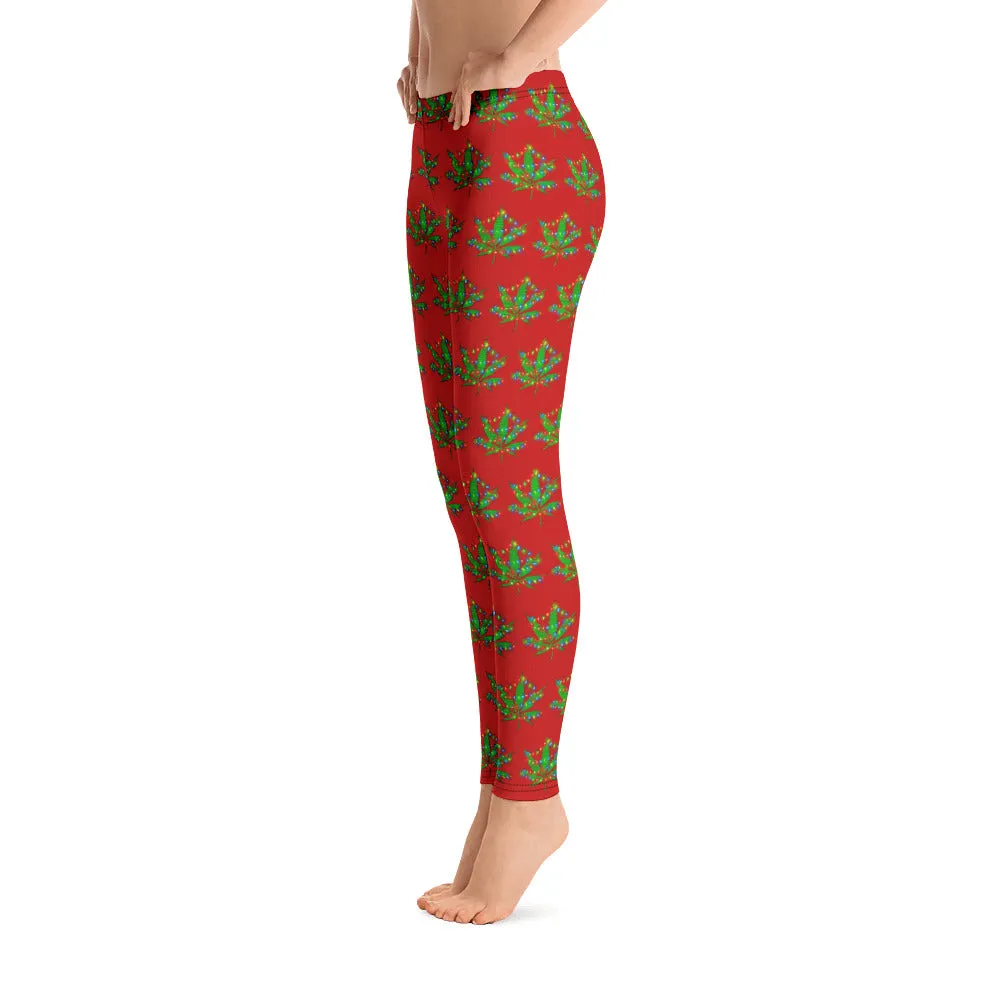 Merry Cannabis - All-Over Print Leggings