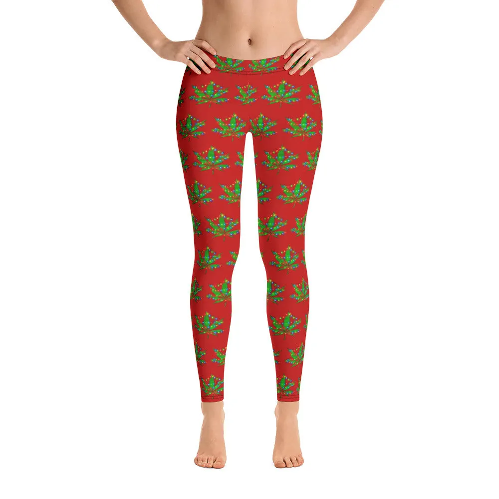 Merry Cannabis - All-Over Print Leggings