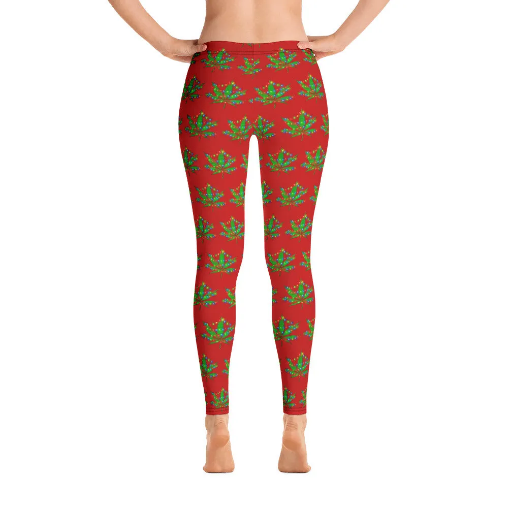 Merry Cannabis - All-Over Print Leggings
