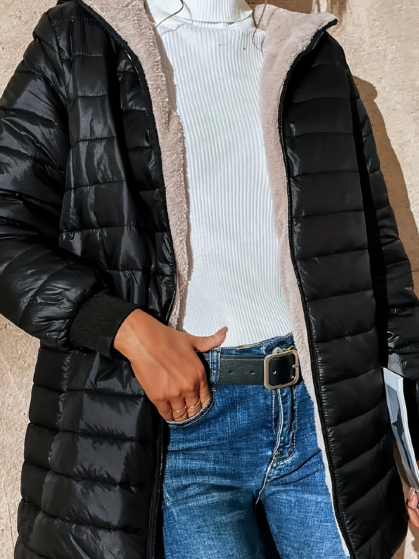 Michèle | Elegant and Waterproof Long Coat