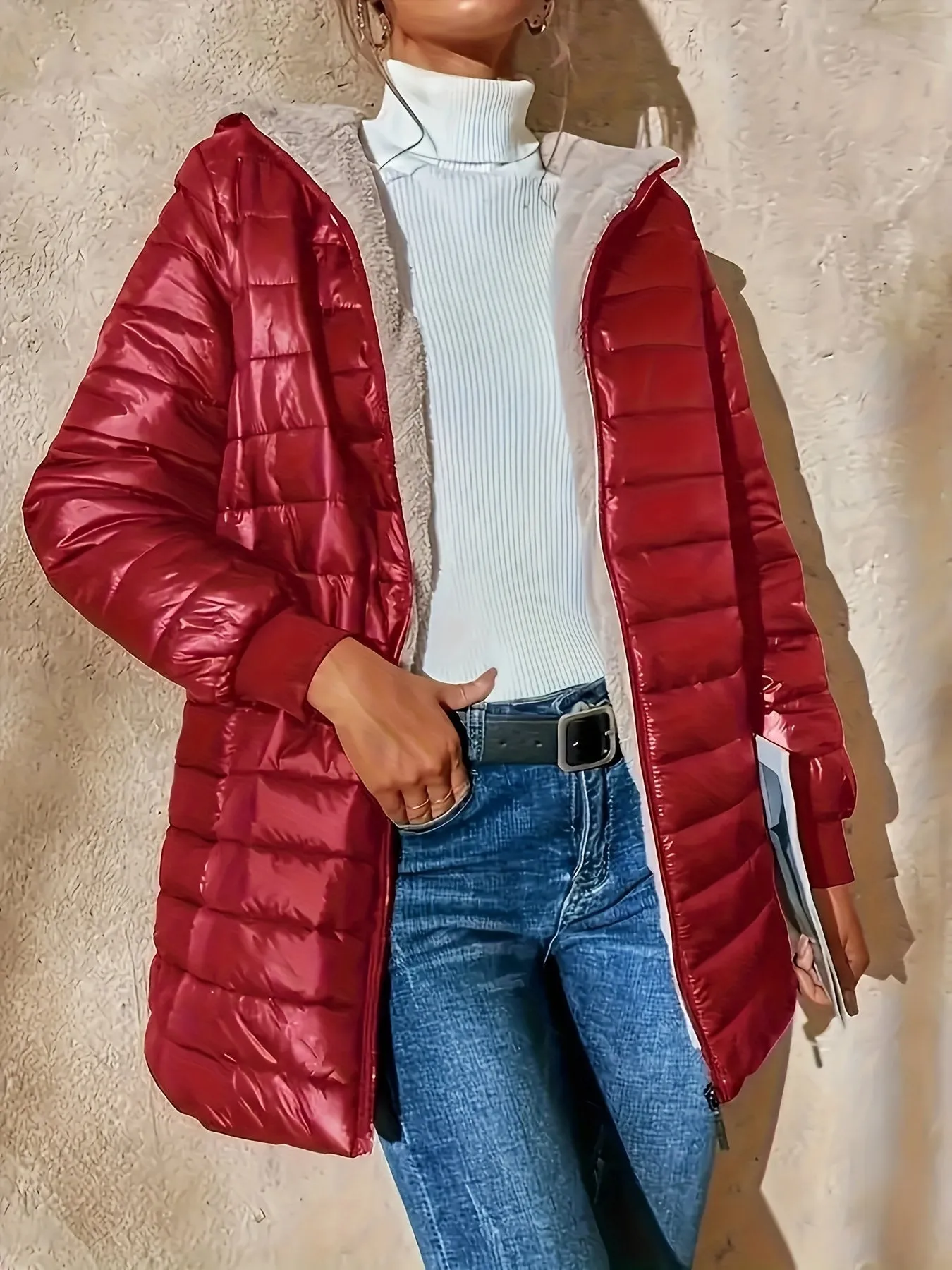 Michèle | Elegant and Waterproof Long Coat