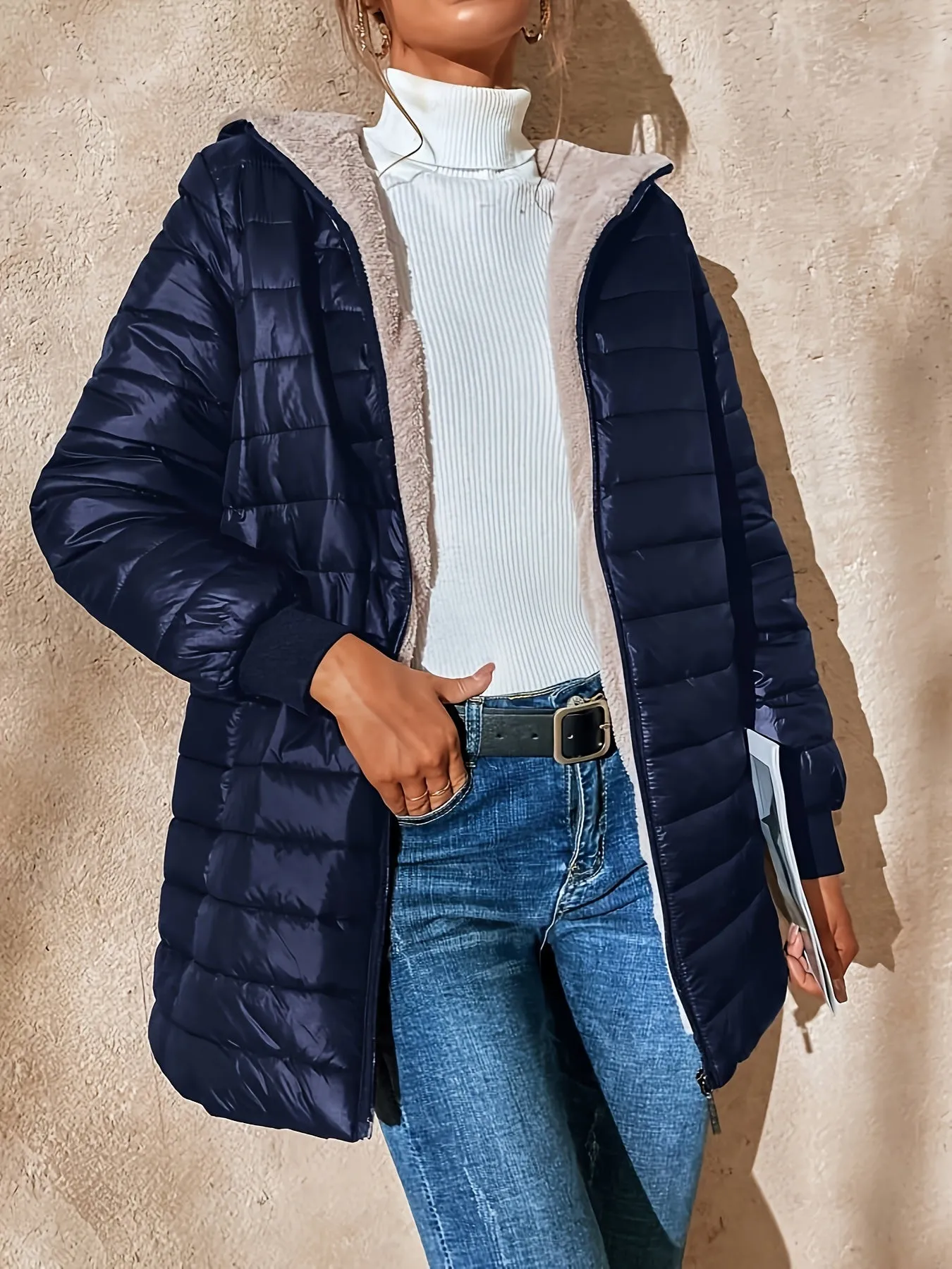 Michèle | Elegant and Waterproof Long Coat