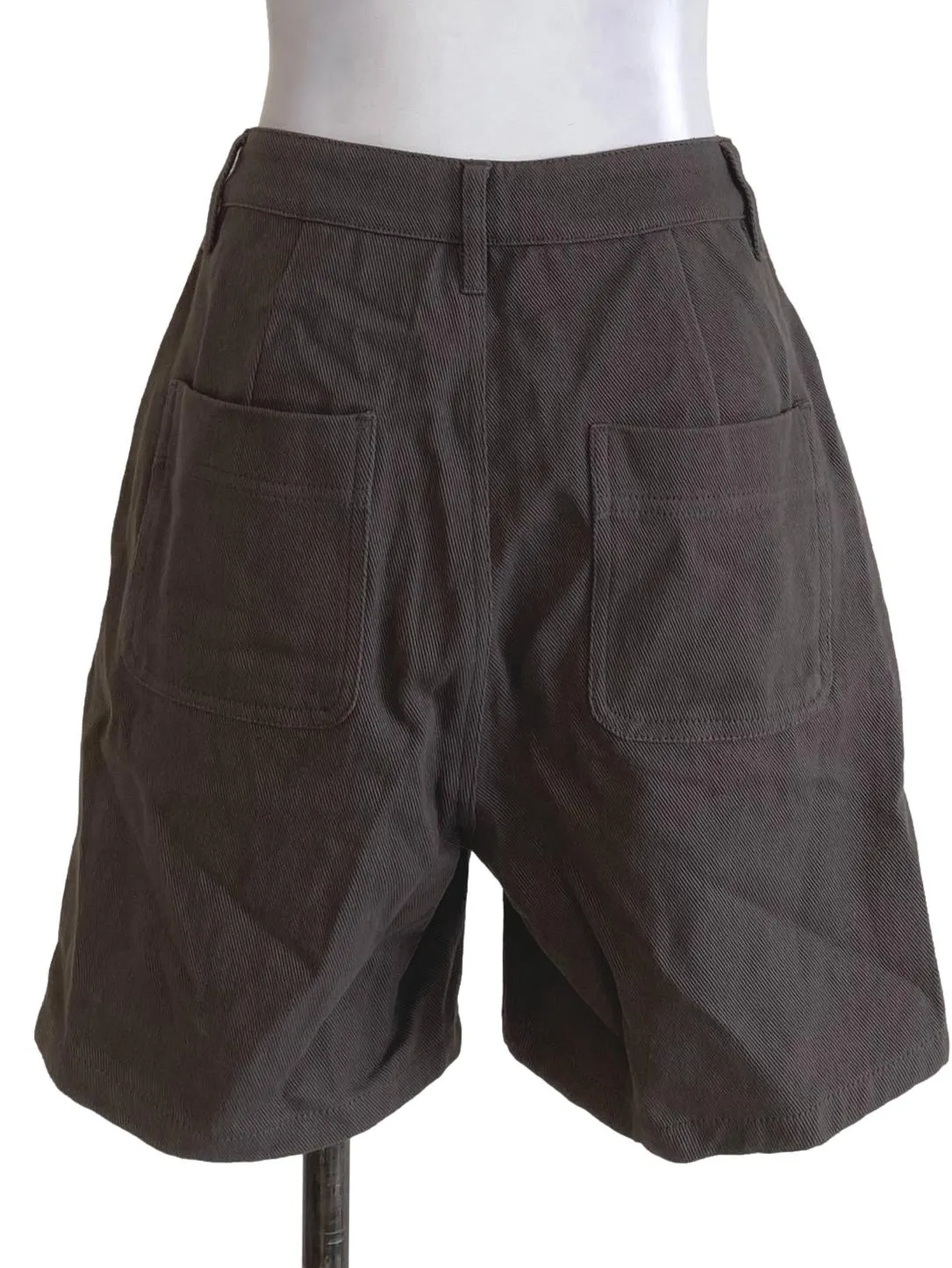 Mink Grey Denim Shorts TCL