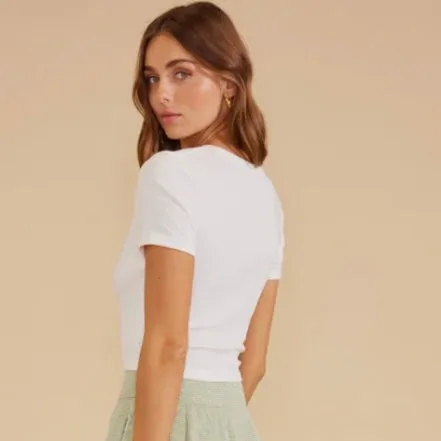 MINKPINK Zeta Crop Tee