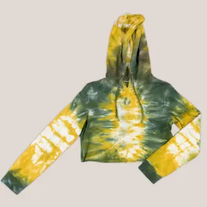 Moab Tie Dye Hoodie Crop Top