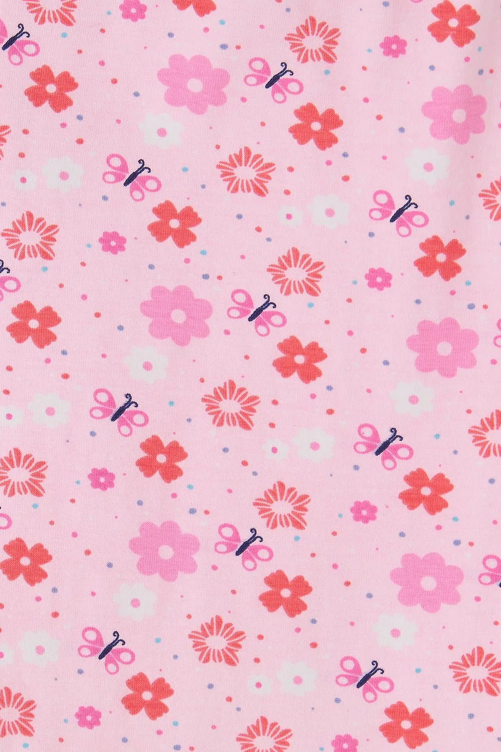 Mollie Leggings - Baby Pink Floral