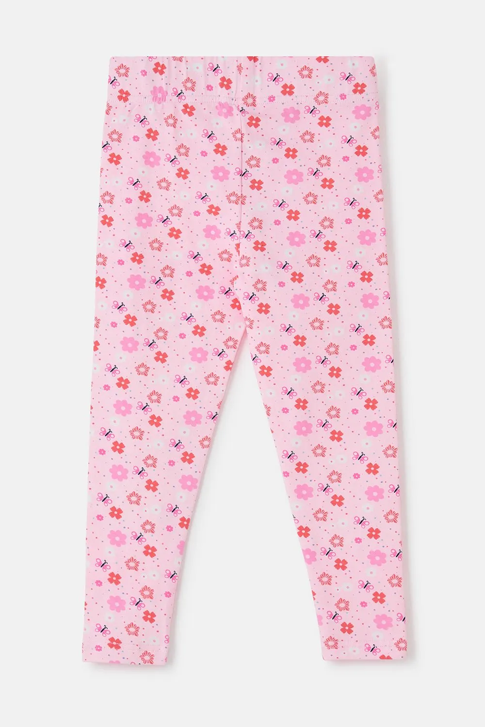 Mollie Leggings - Baby Pink Floral
