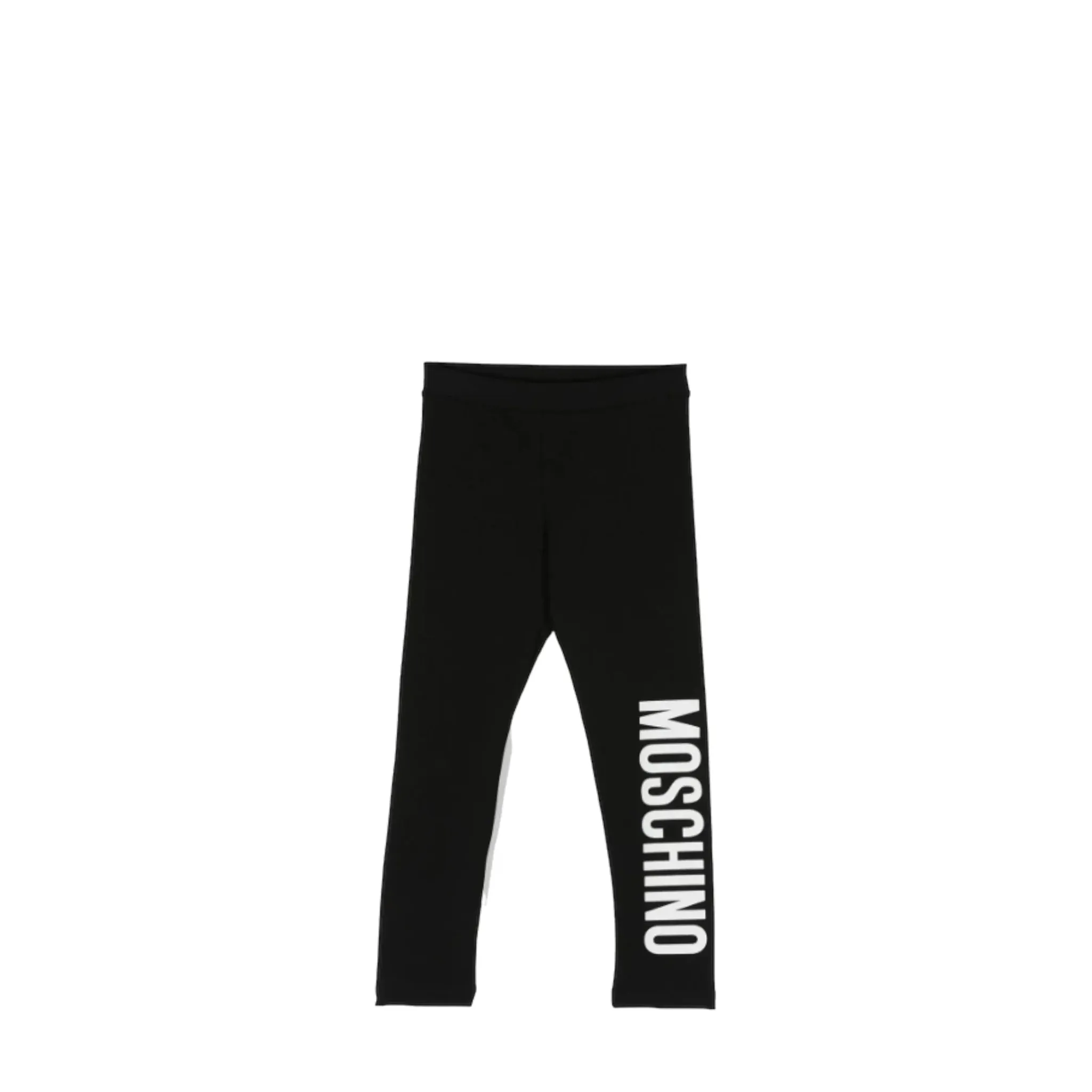 Moschino Kids Stretch Cotton Logo Leggings