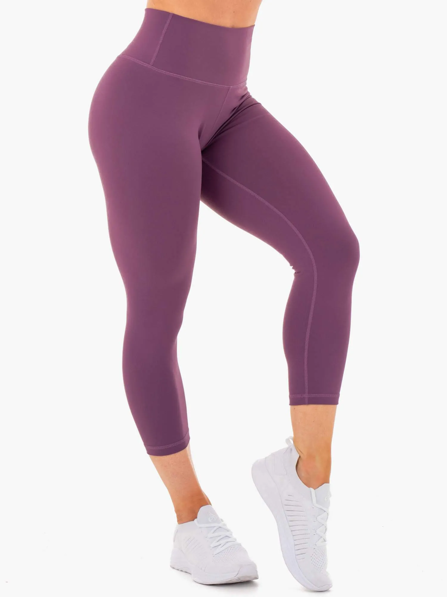Motion High Waisted 7/8 Leggings - Purple