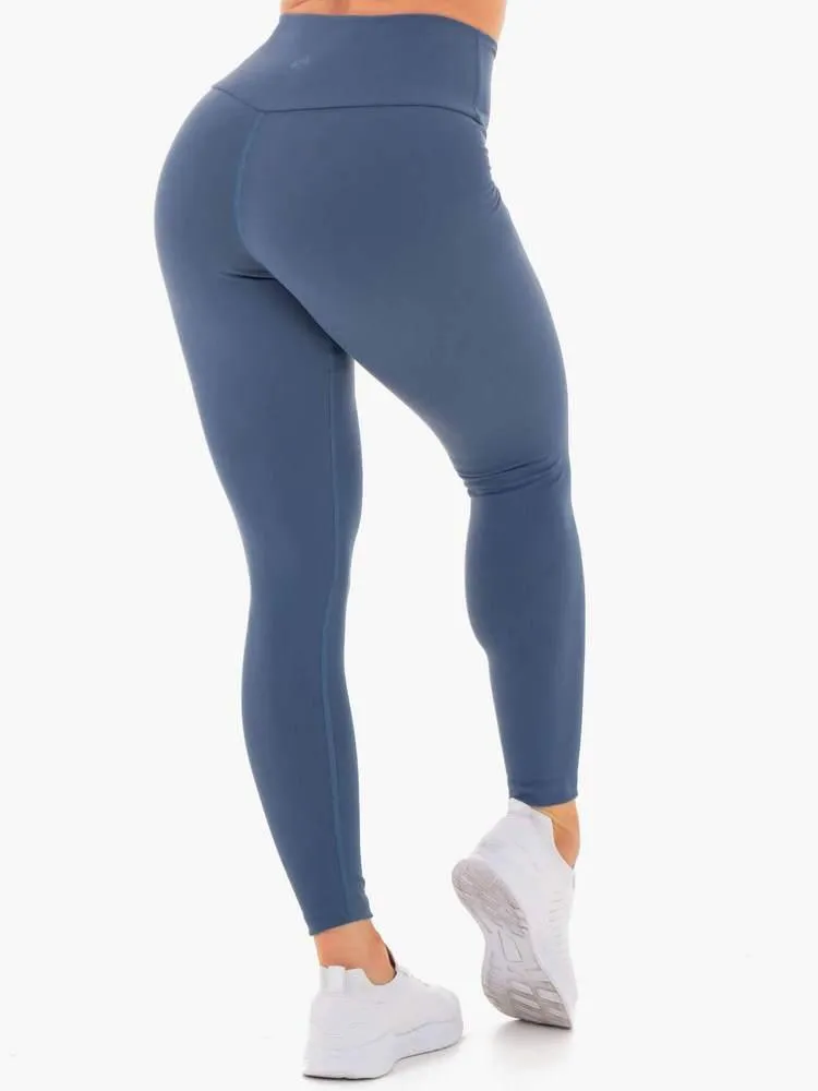Motion High-Waisted Leggings - Ljósbláar