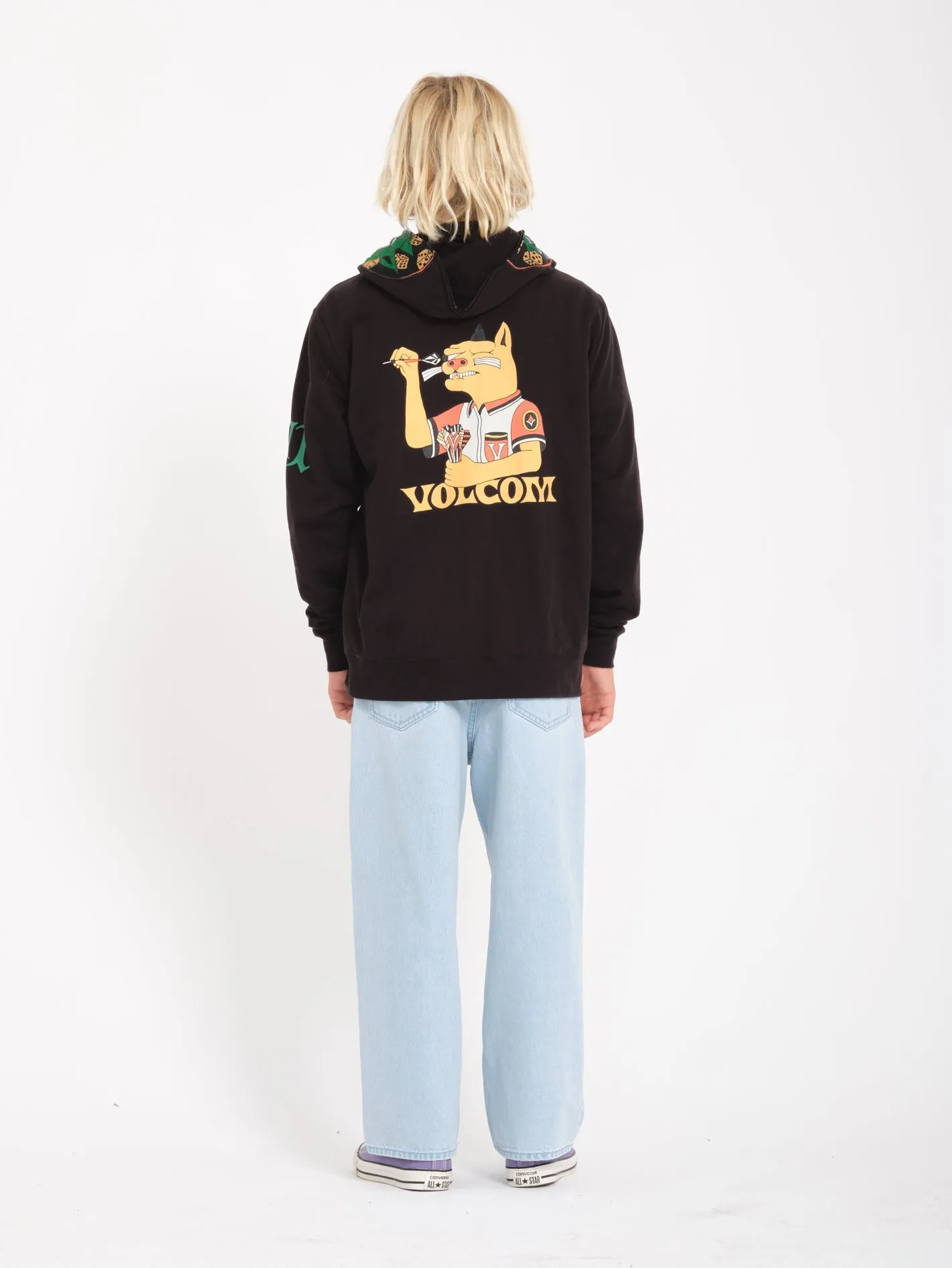 Nando Von Arb Full Zip Sweatshirt - BLACK - (KIDS)