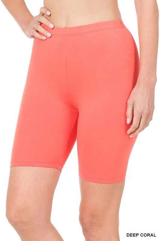 Natalee Premium Cotton Biker Shorts