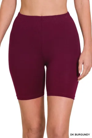 Natalee Premium Cotton Biker Shorts