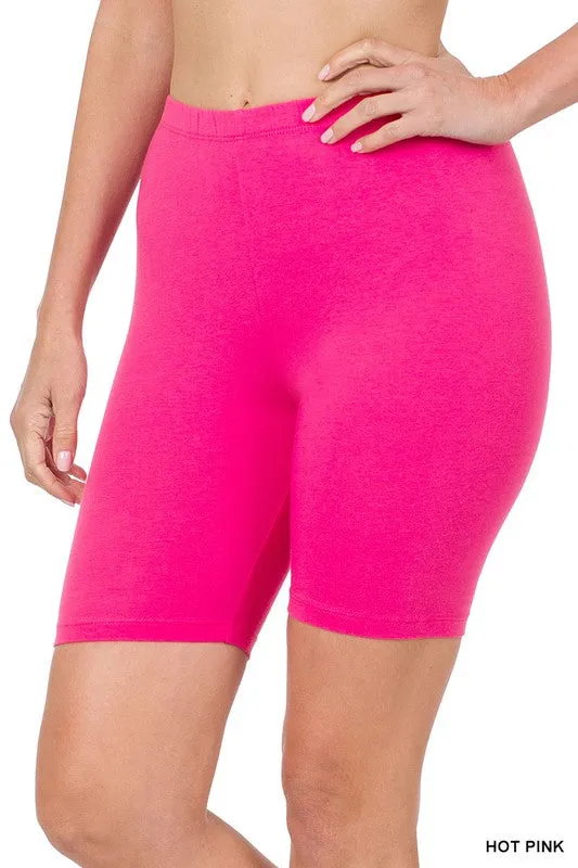Natalee Premium Cotton Biker Shorts