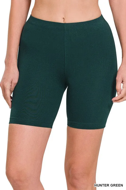 Natalee Premium Cotton Biker Shorts
