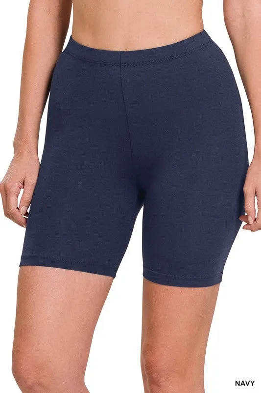 Natalee Premium Cotton Biker Shorts