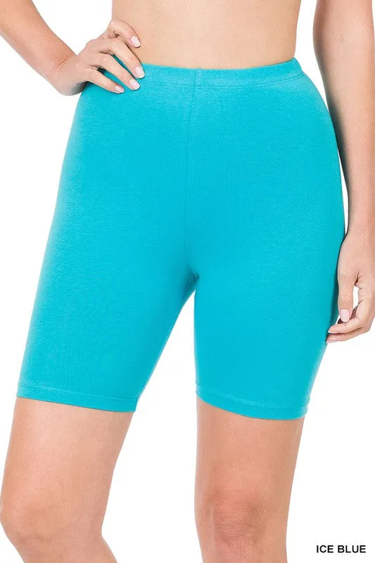 Natalee Premium Cotton Biker Shorts