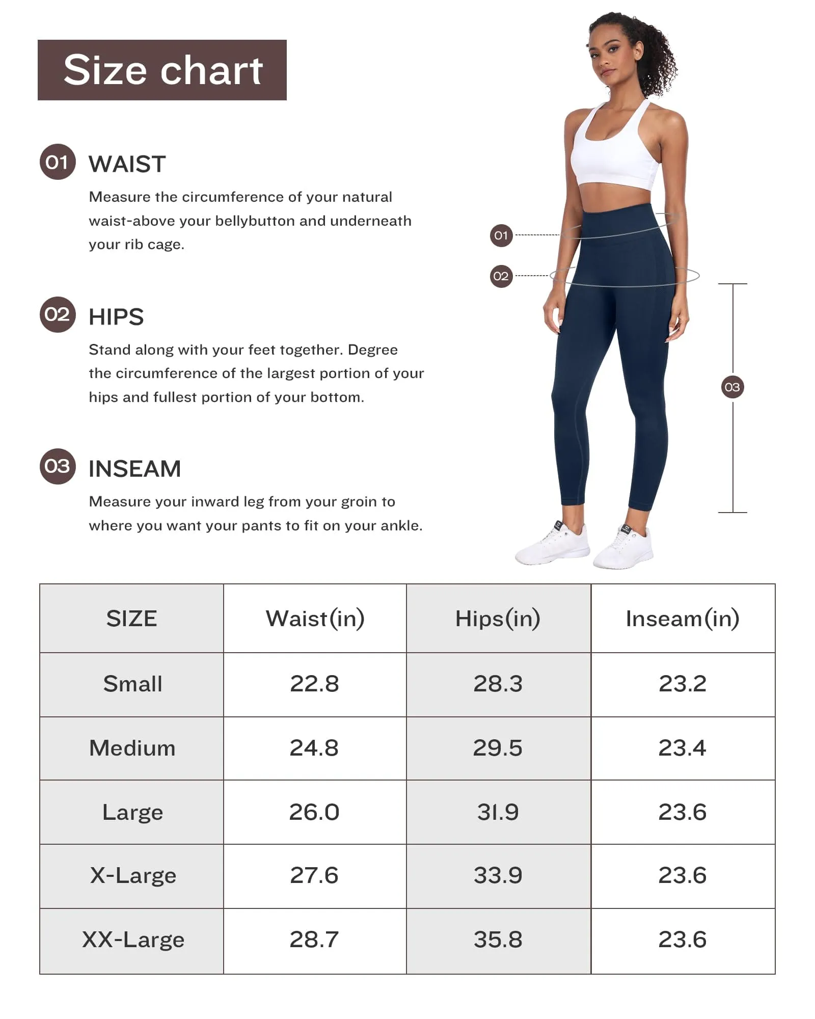 NORMOV Seamless Workout Butt Lifting Leggings - Booty Scrunch Gym Leggings for Women(Navy,L)