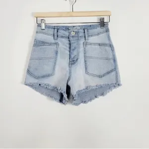 Nwot We the Free Light Wash Cut Off High Waisted Jean Shorts - Size 26