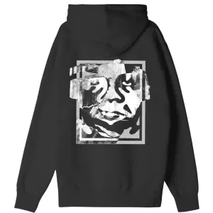 Obey torn icon face hood