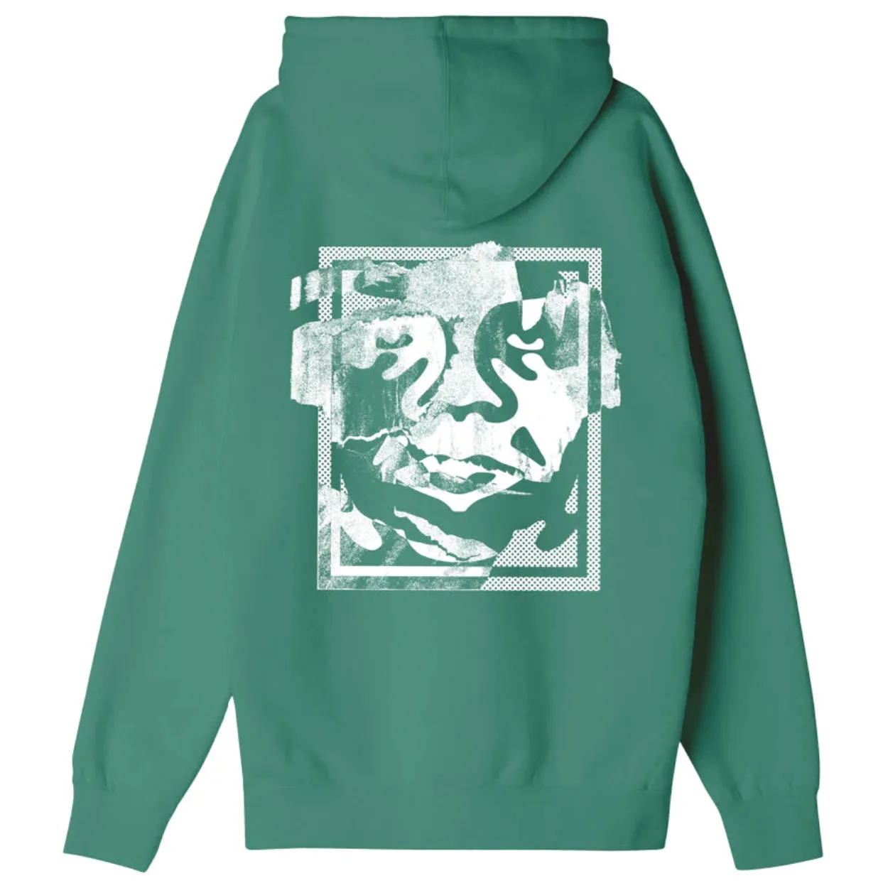 Obey torn icon face hood