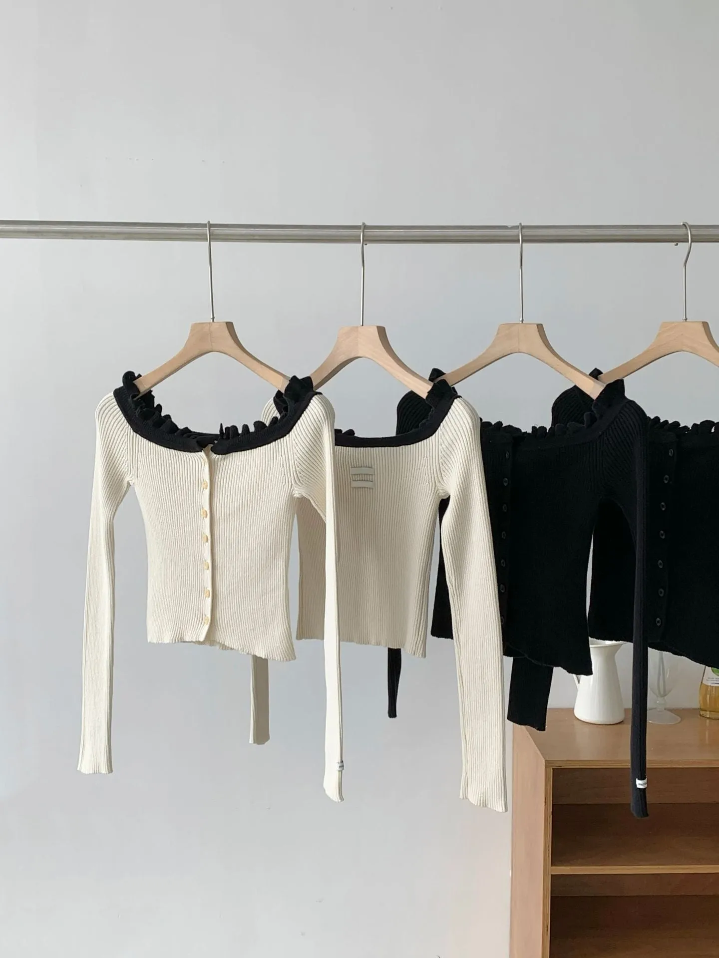 Off-shoulder sweater