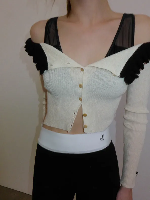 Off-shoulder sweater