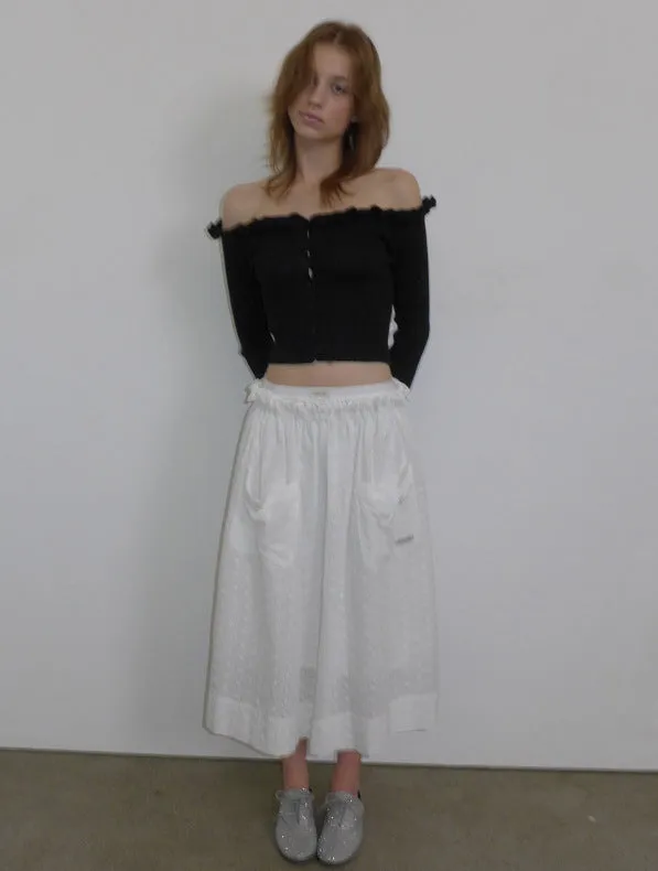 Off-shoulder sweater