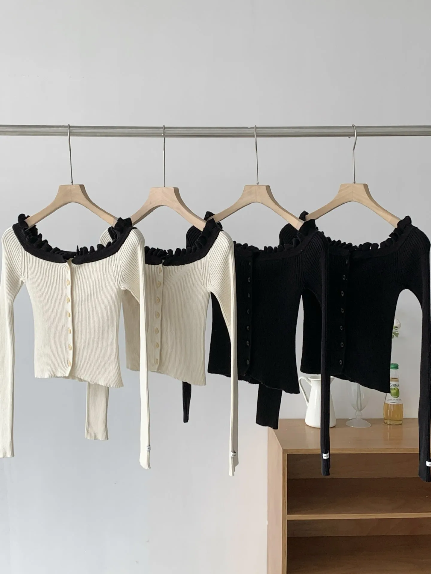 Off-shoulder sweater