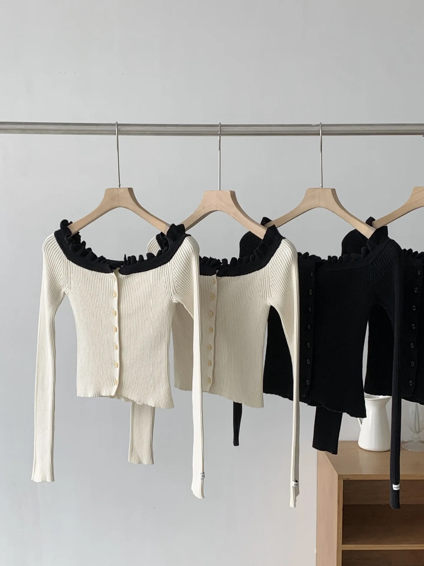 Off-shoulder sweater