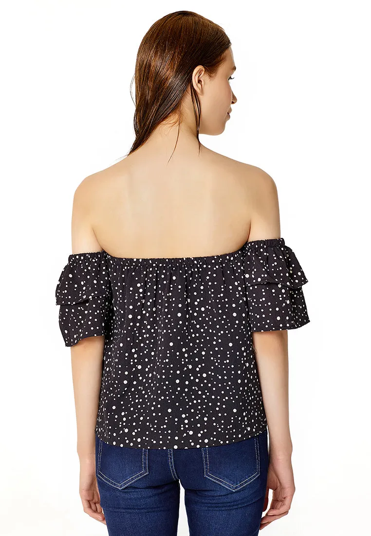 off-shoulder top