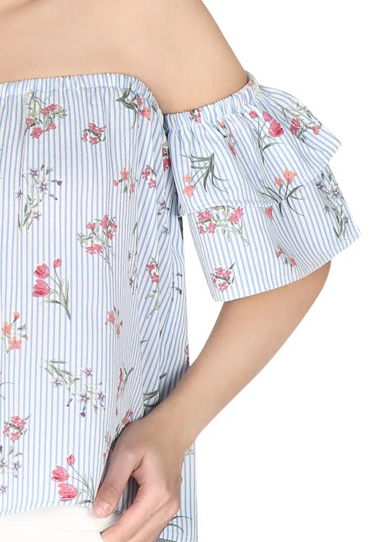 off-shoulder top