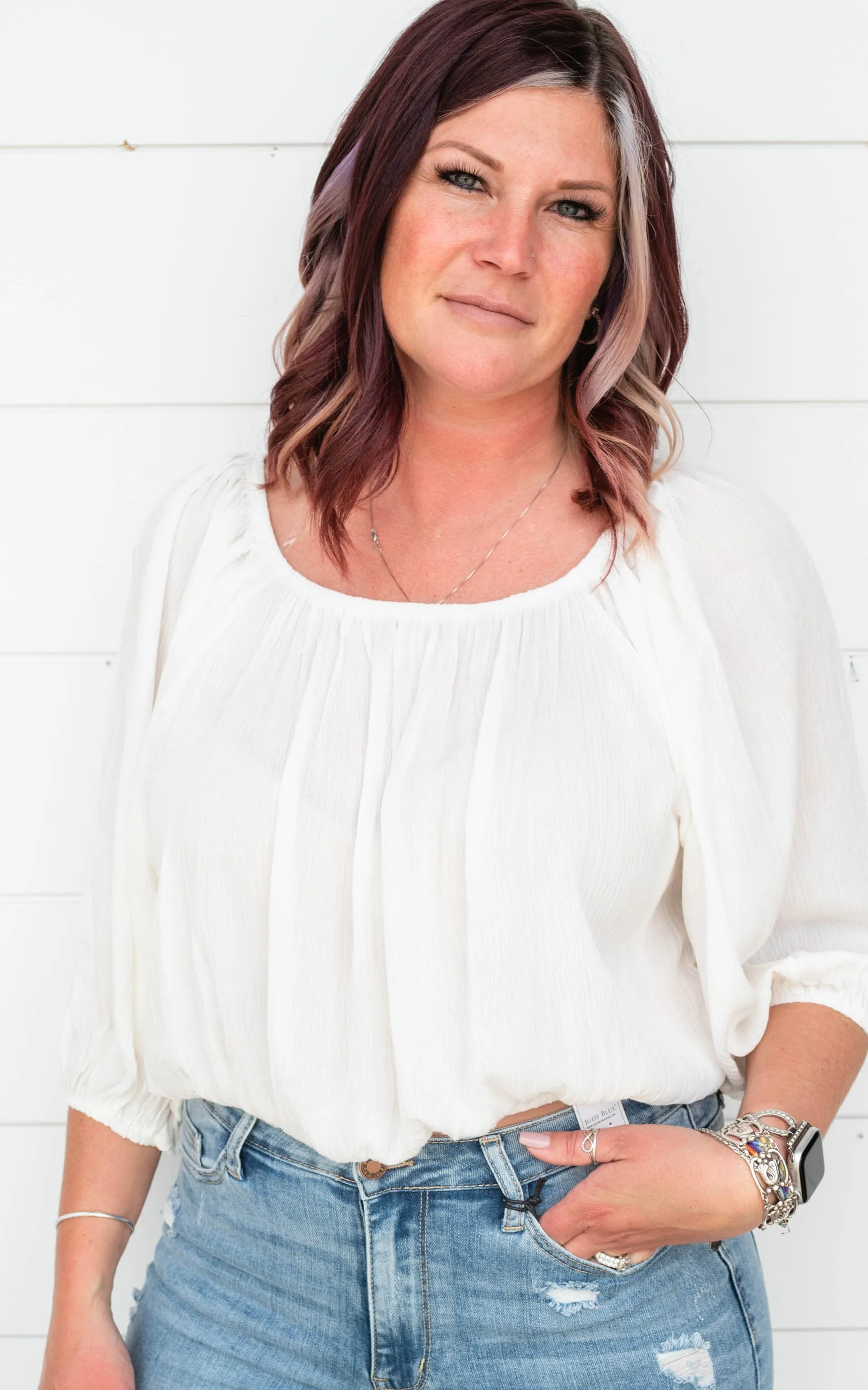 Off the Shoulder Blouse - Final Sale*