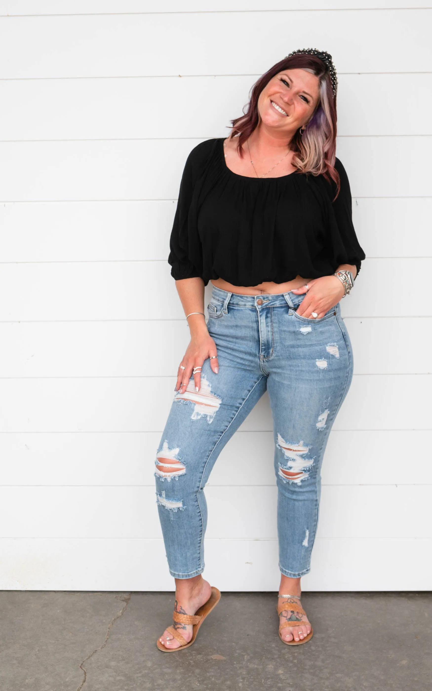 Off the Shoulder Blouse - Final Sale*