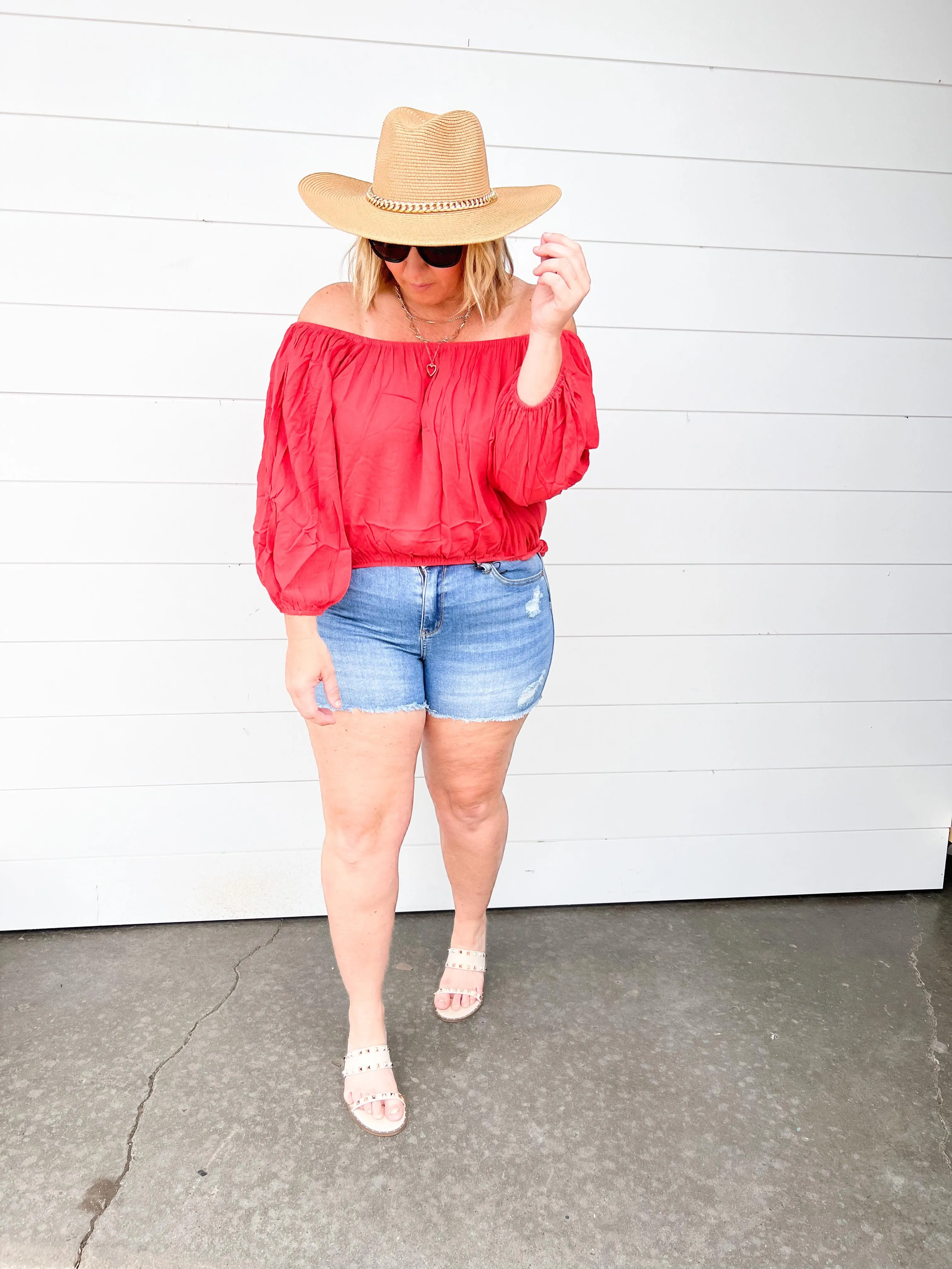 Off the Shoulder Blouse - Final Sale*