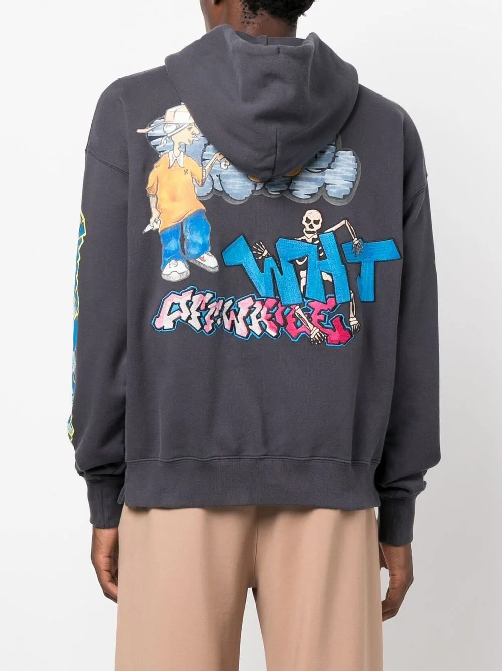 Off White Sweaters Blue