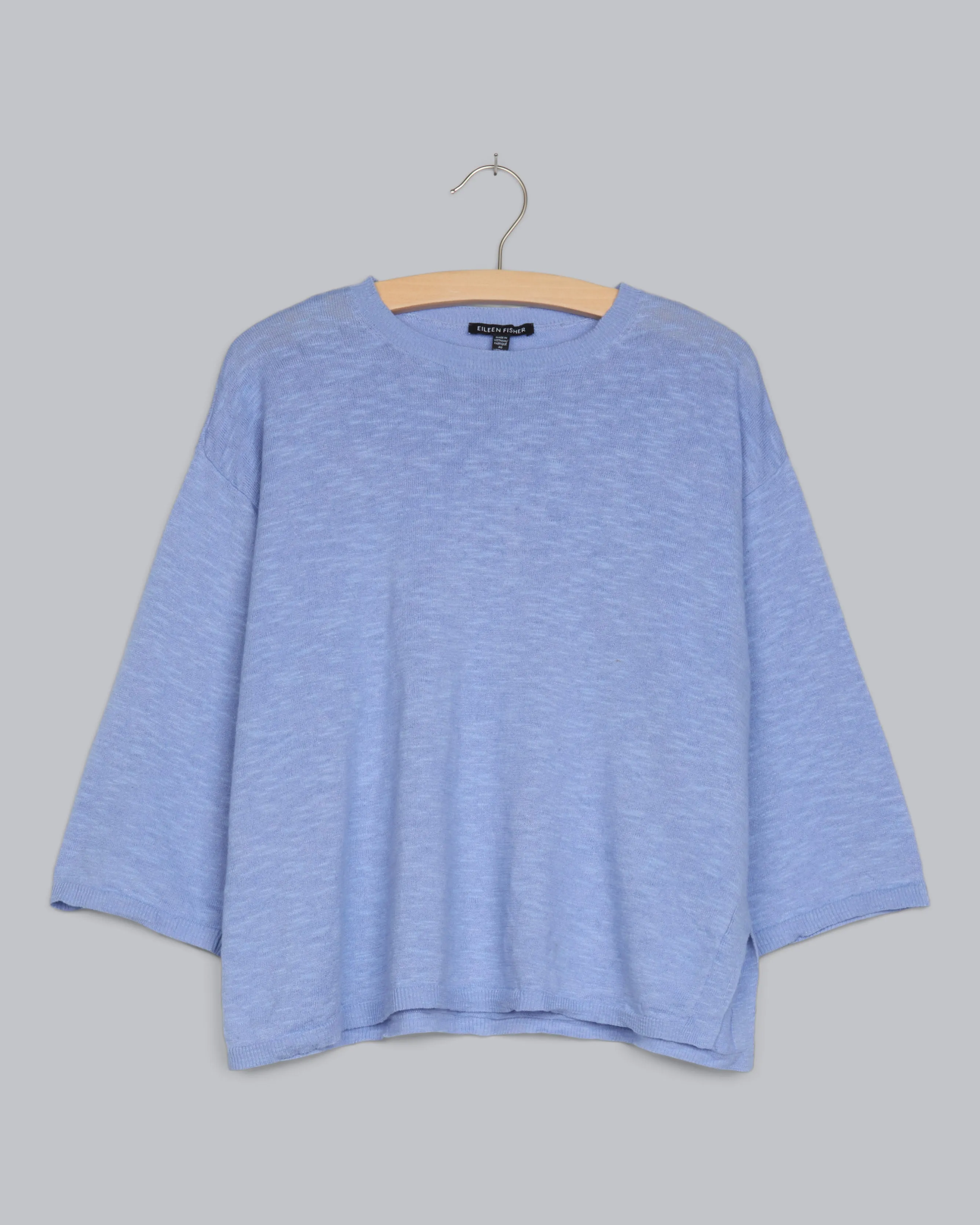 Organic Cotton Linen Slub Pullover