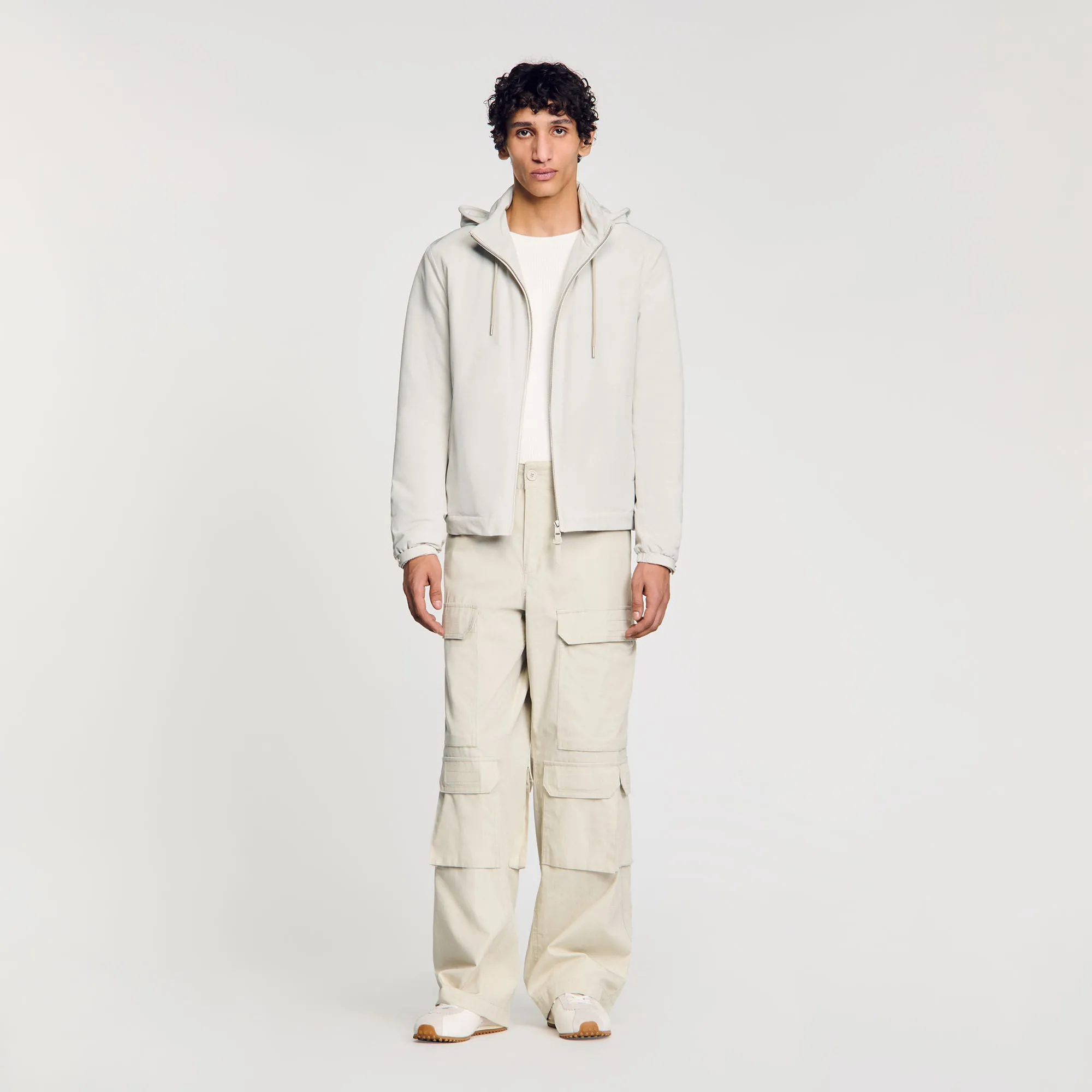 Orion Zip-Up Hooded Jacket Aluminum