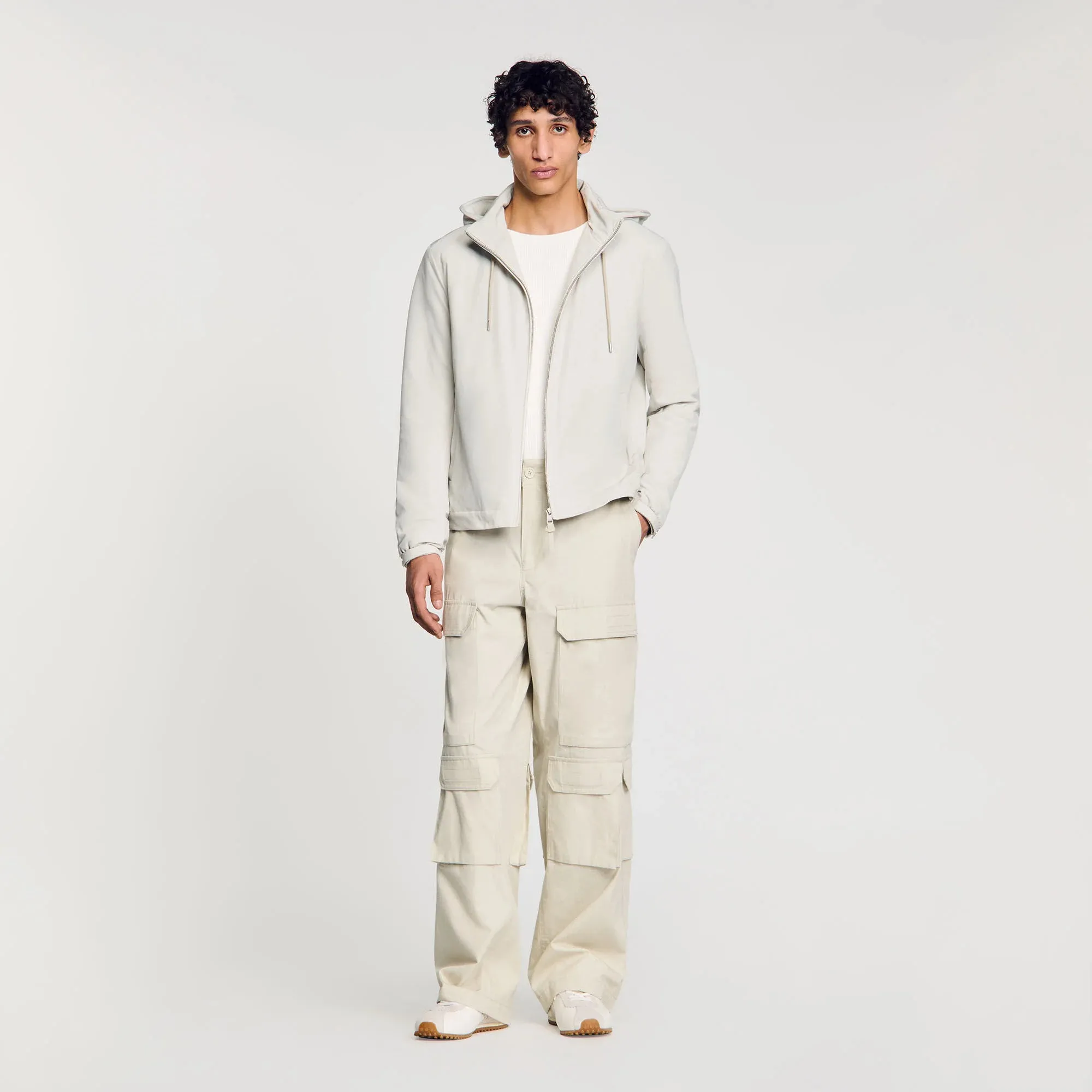 Orion Zip-Up Hooded Jacket Aluminum