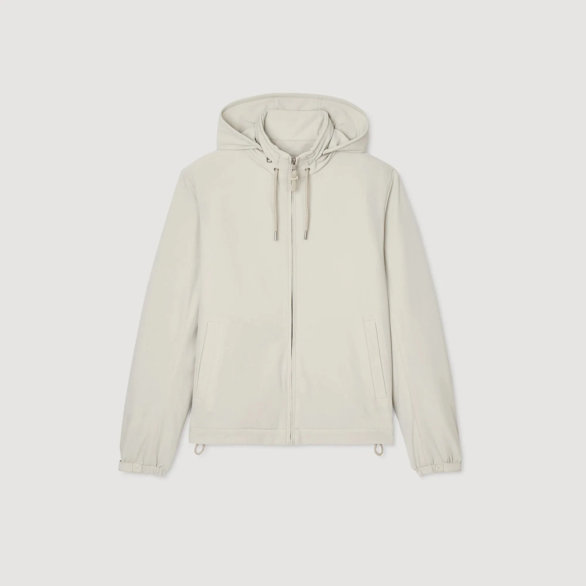 Orion Zip-Up Hooded Jacket Aluminum