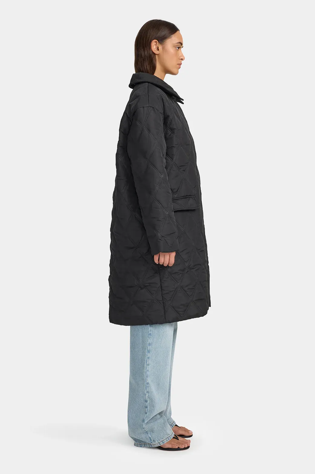 OWNLEY Cara Quilted Jacket - Black