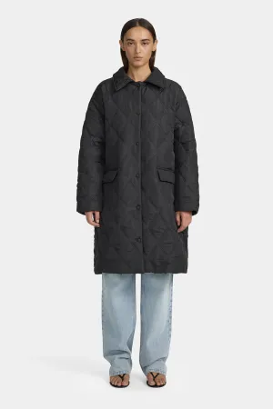 OWNLEY Cara Quilted Jacket - Black