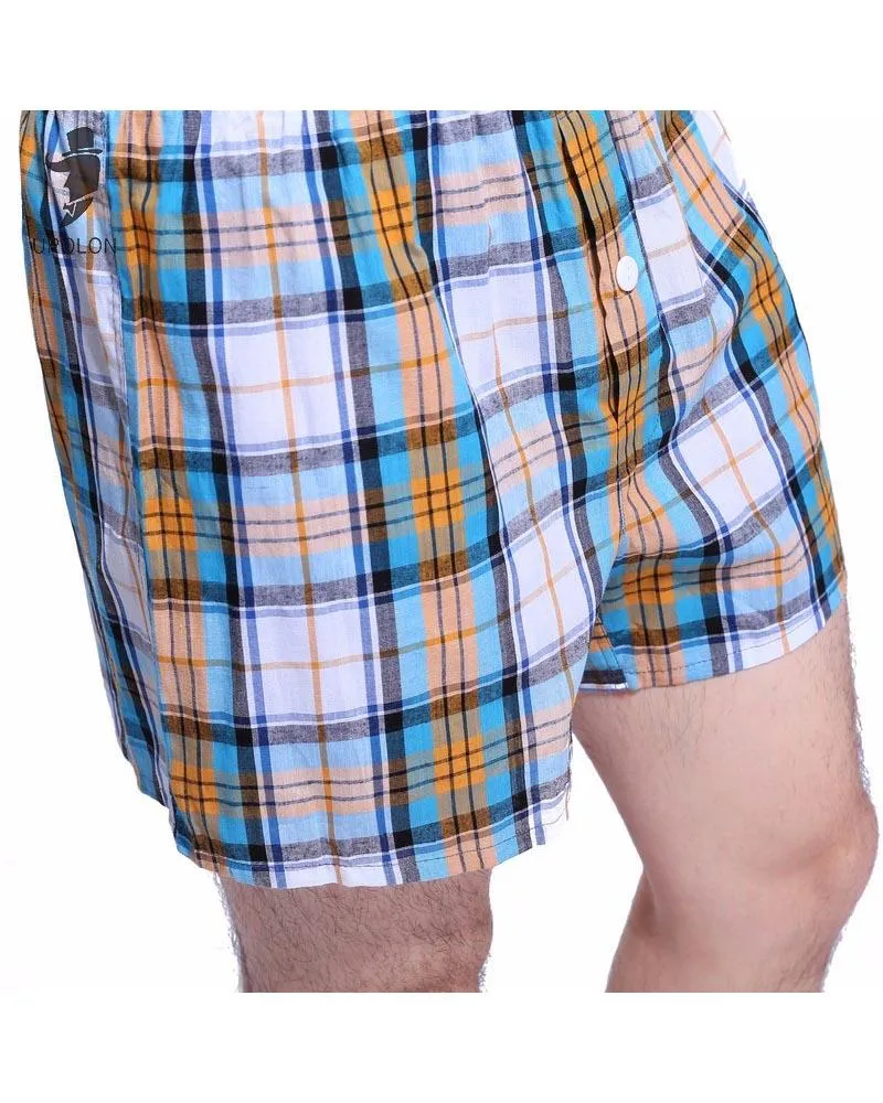 Pack of 2 - Mens Boxer Shorts - Woven Cotton Boxers
