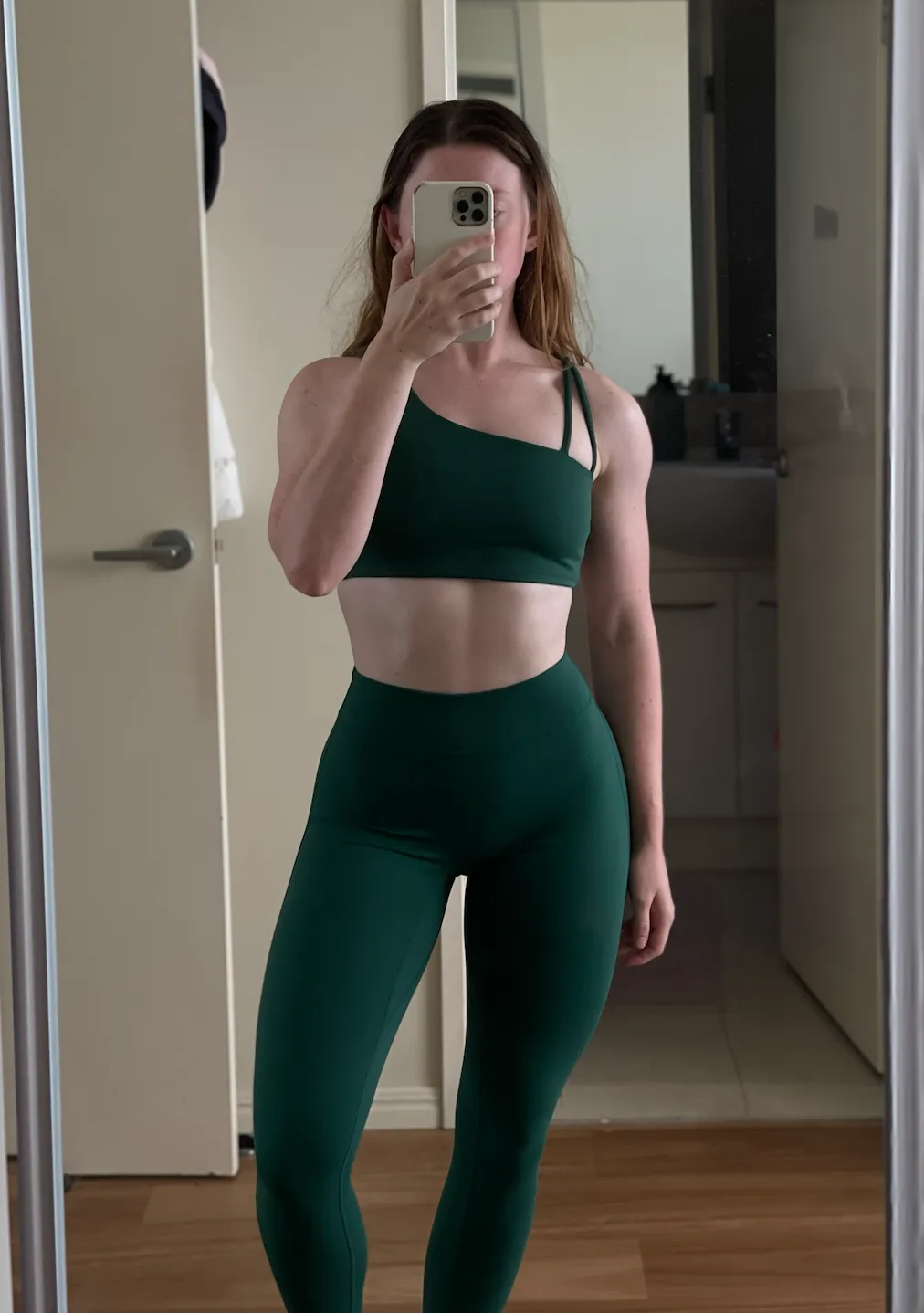 Passion High Waisted Scrunch Leggings | Forest Green