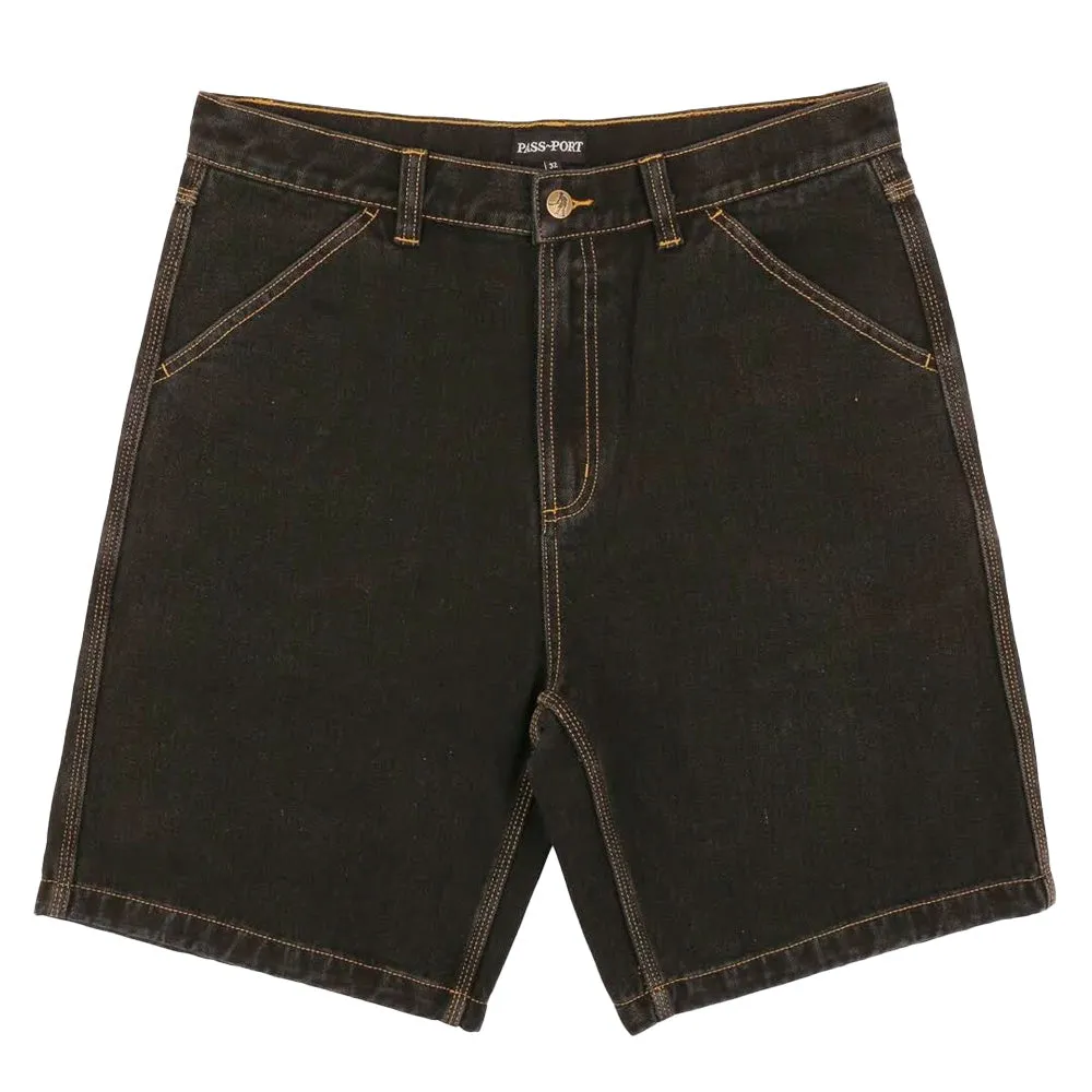 Pass~Port - Workers Club Shorts Washed Black