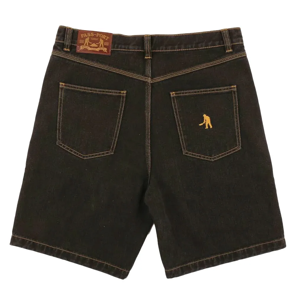Pass~Port - Workers Club Shorts Washed Black