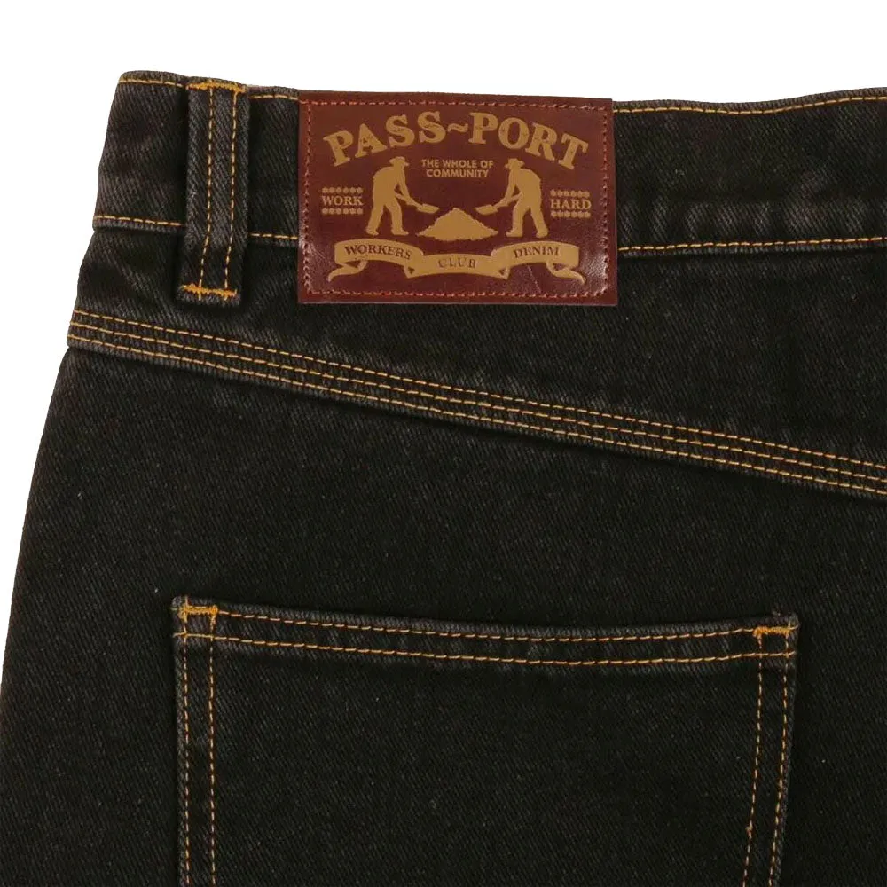 Pass~Port - Workers Club Shorts Washed Black