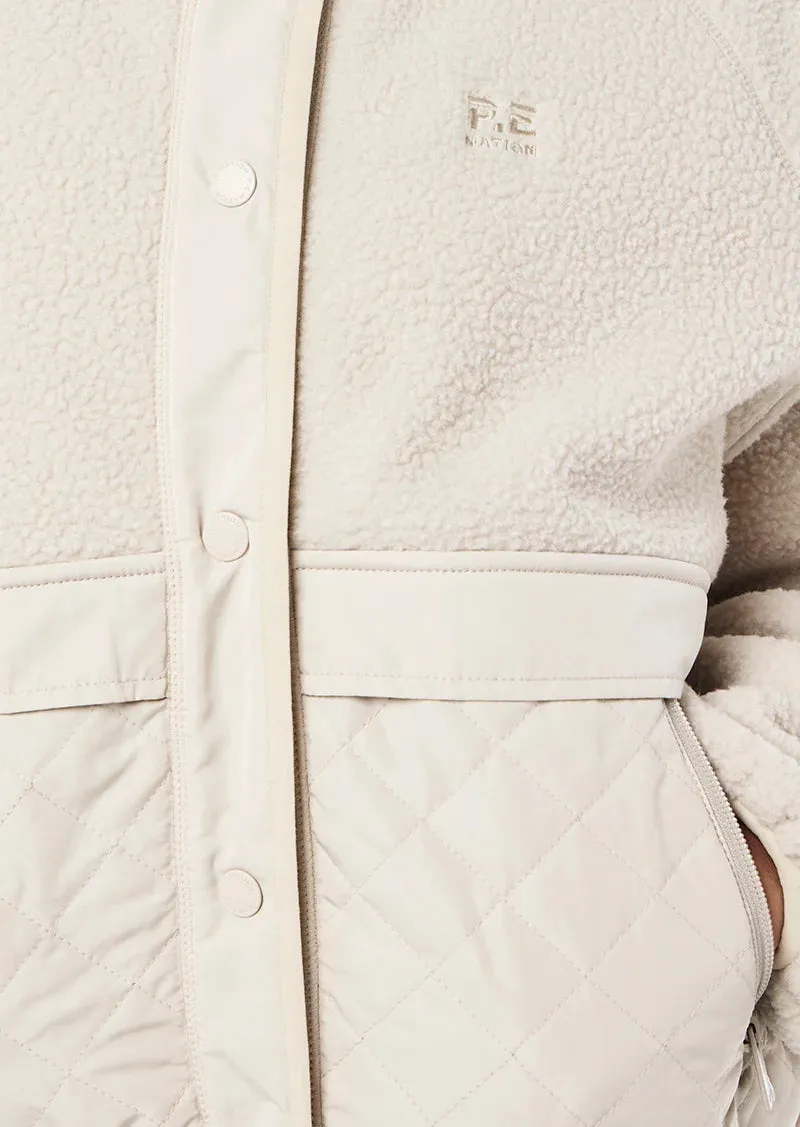 P.E Nation - Technique Quilted Jacket (Cloud)