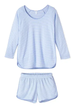 Pima Long-Short Set in Hydrangea