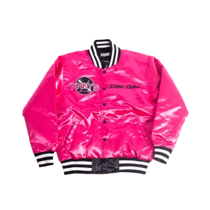 PINKYS RECORD SATIN JACKET (PINK)